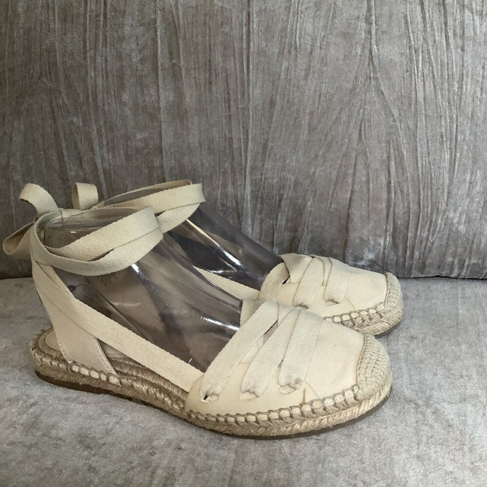 Aerie Cream Espadrille Sandals
